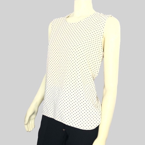 Who What Wear Lamp Shade Polka Dot Shell - Picture 5 of 8